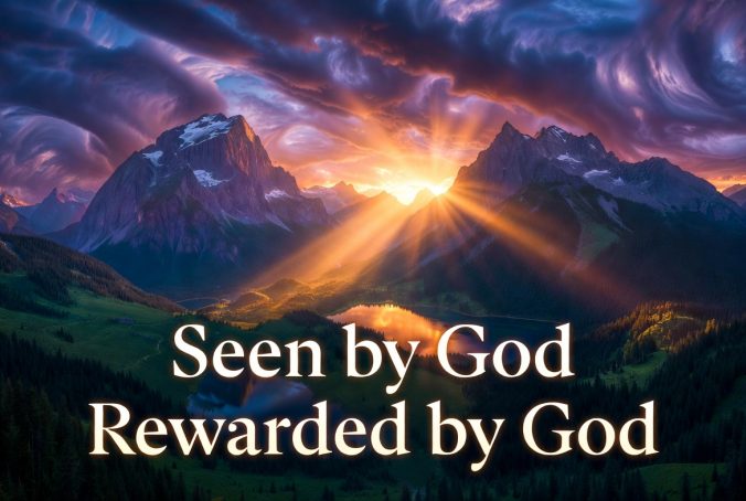 Seen by God, Rewarded by God