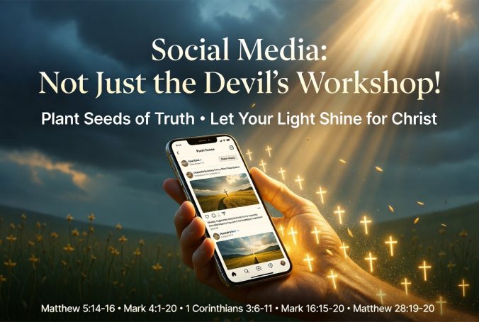Social Media not just the devils workshop / Seeds of Truth - Let your light shine for Christ