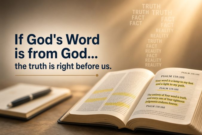 If God's Word is from God... The Truth is right before us