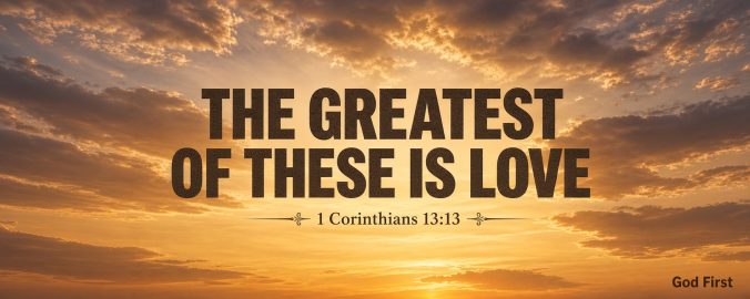 The Greatest of these is love