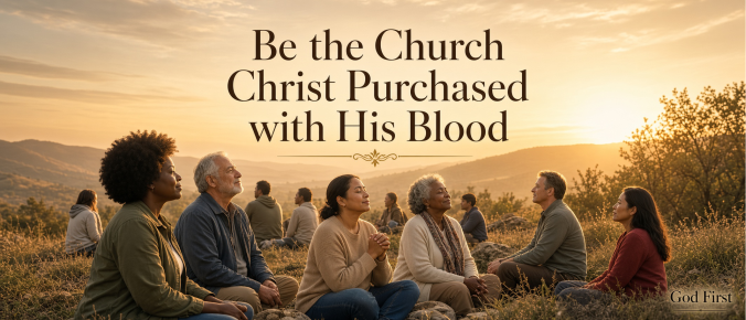 Be the Church Christ Purchased with HIS Blood God First