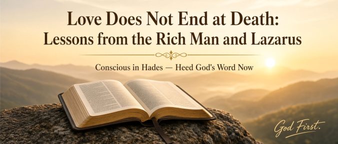 Love Does Not End at Death Lessons from the Rich Man and Lazarus Conscious in Hades - Heed God's Word Now